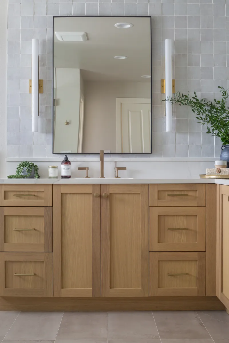 Bathroom Remodel — interior and exterior detail