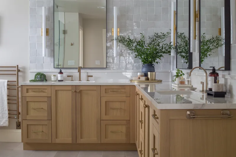 Bathroom Remodel — interior and exterior detail