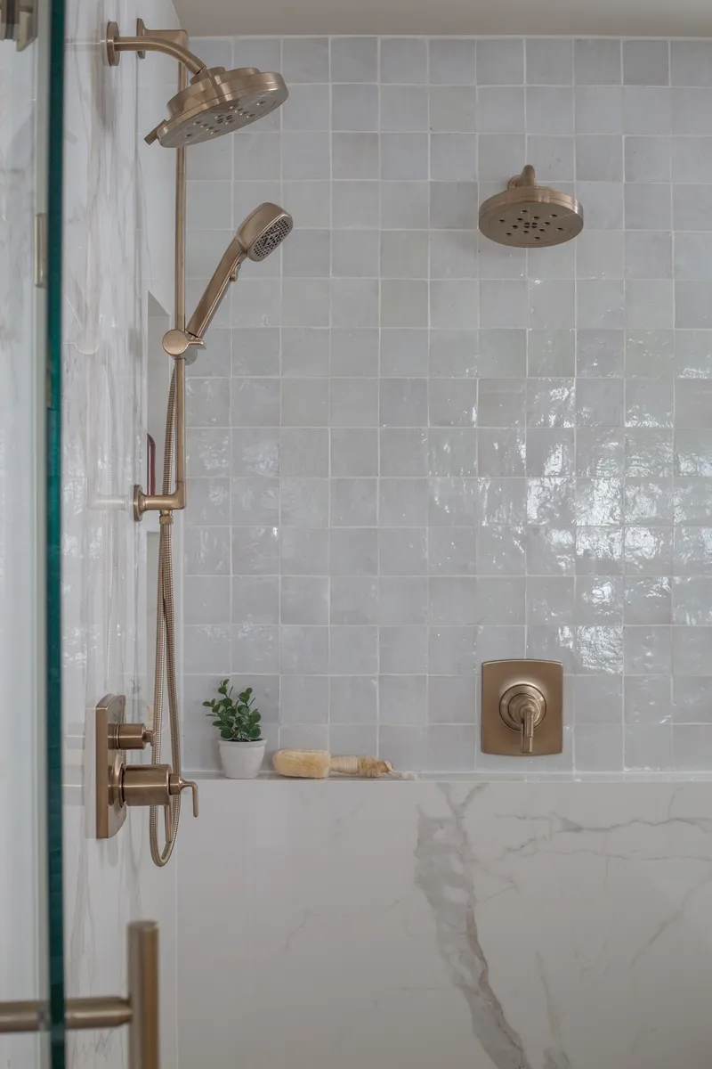 Bathroom Remodel — interior and exterior detail