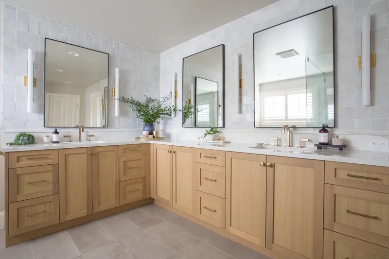 Bathroom Remodel — interior and exterior detail