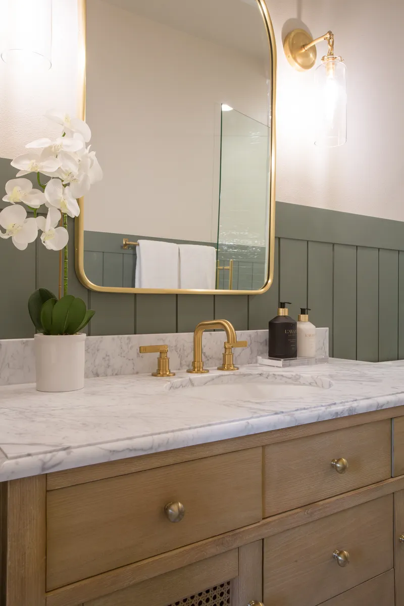 Bathroom Remodel — interior and exterior detail