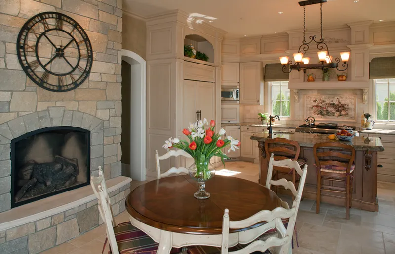 French Colonial — interior and exterior detail