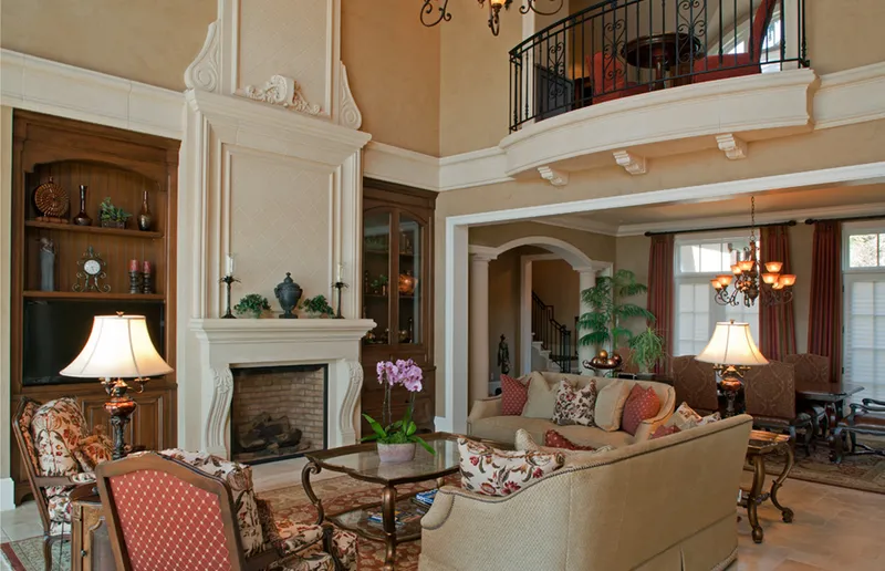 French Colonial — interior and exterior detail