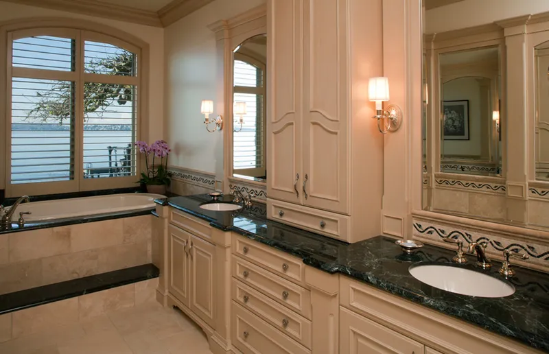 French Colonial — interior and exterior detail
