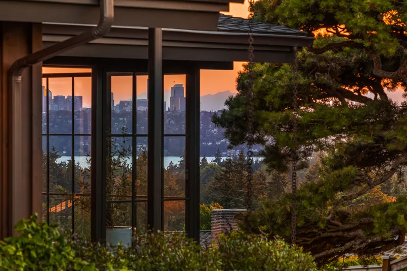 Hillside Modern — interior and exterior detail