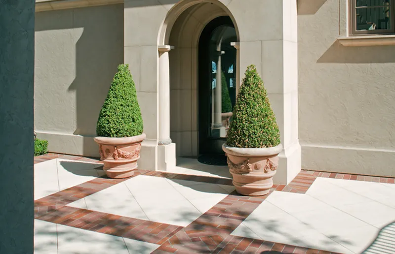 Italian Elegant on Water Edge — interior and exterior detail