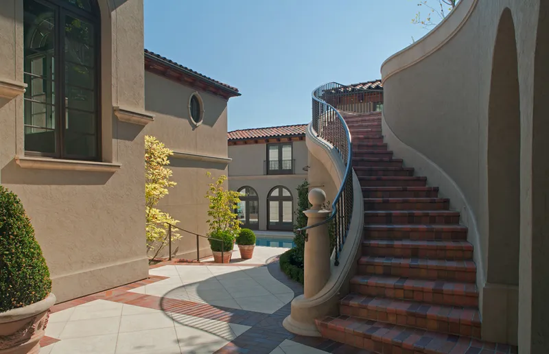 Italian Elegant on Water Edge — interior and exterior detail