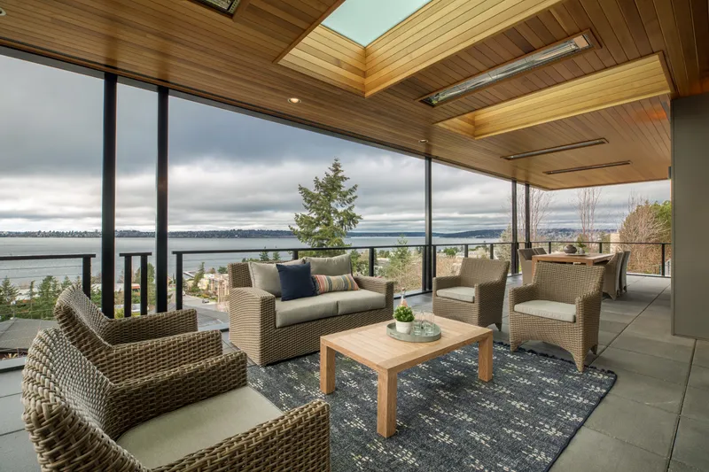 Kirkland House — interior and exterior detail