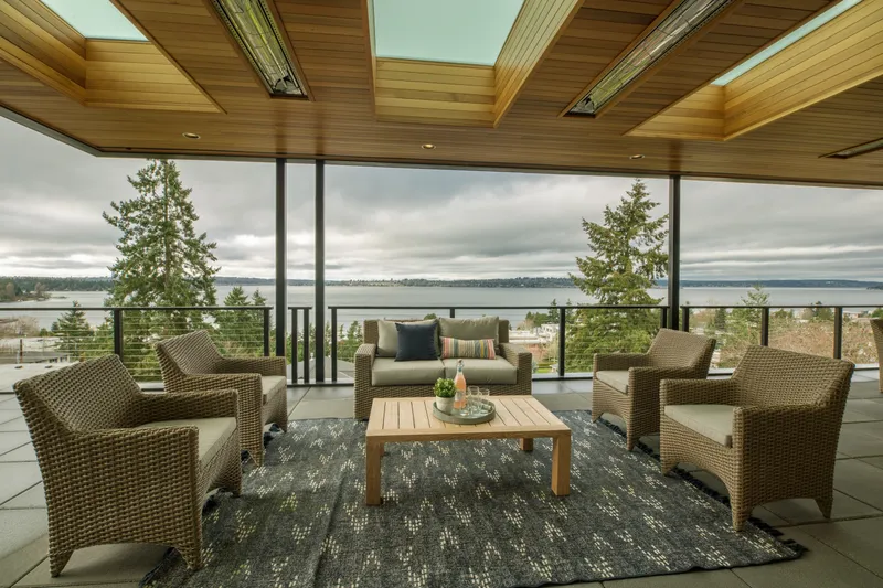 Kirkland House — interior and exterior detail