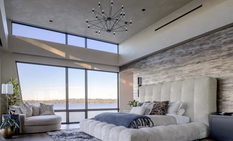 Kirkland Waterfront House — interior and exterior detail