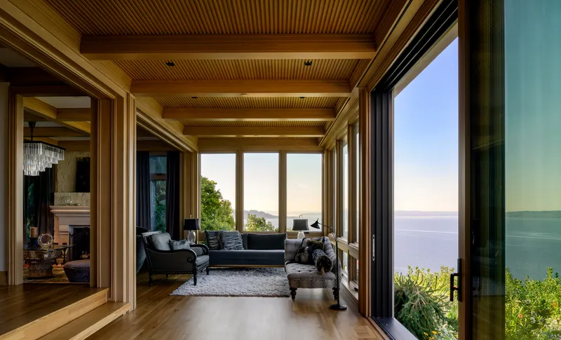 Lakeview House, Seattle — interior and exterior detail