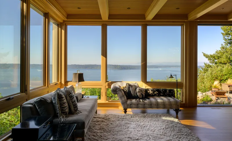 Lakeview House, Seattle — interior and exterior detail
