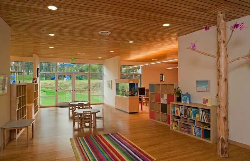 Lakeview Montessori — interior and exterior detail
