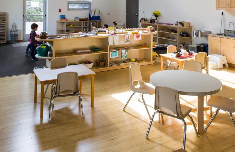 Lakeview Montessori — interior and exterior detail