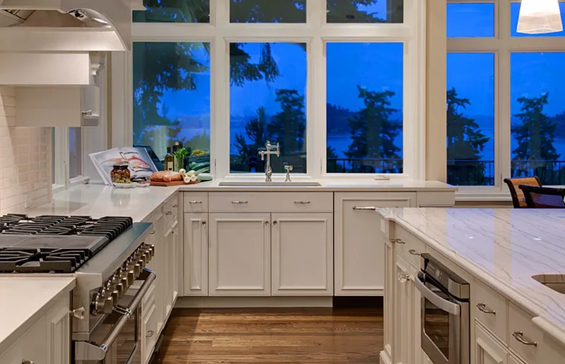 Modern Retreat — interior and exterior detail