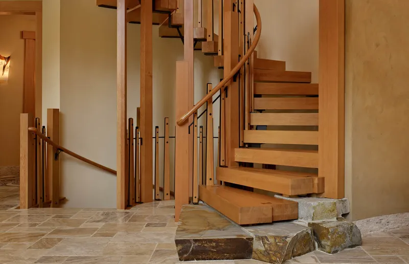 Private Lodge — interior and exterior detail