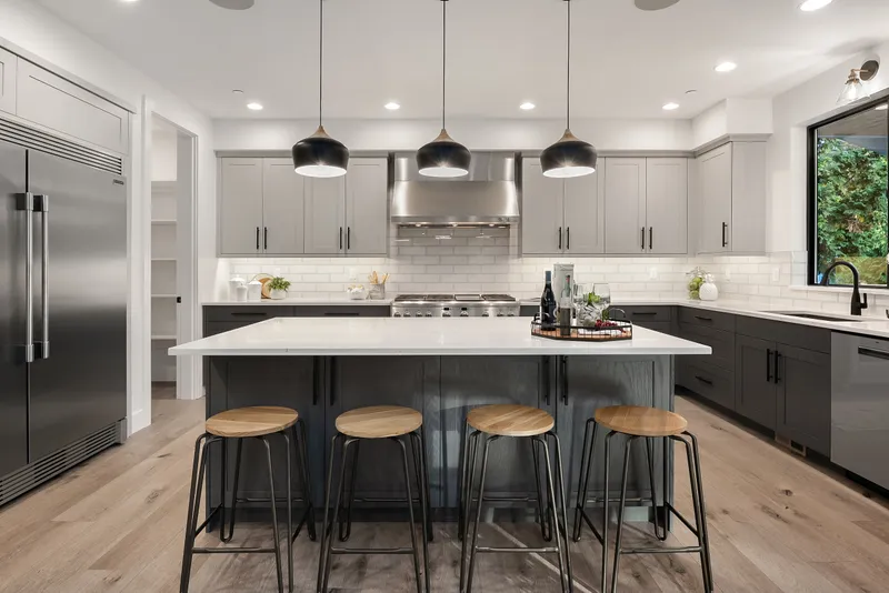 Spec House Kirkland — interior and exterior detail