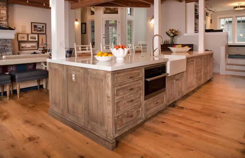Timber Frame Residence — interior and exterior detail