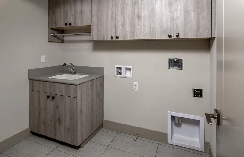 Trillium Row 1 — interior and exterior detail