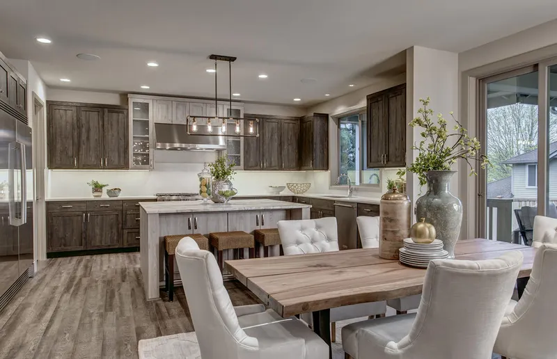 Trillium Row 1 — interior and exterior detail