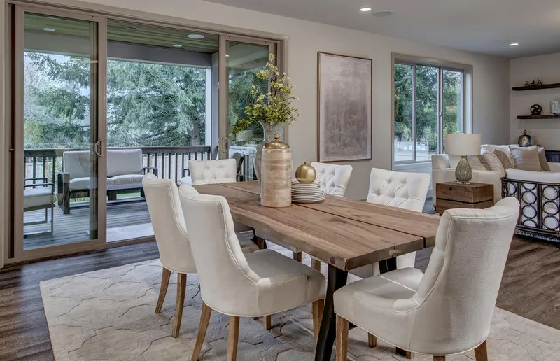 Trillium Row 1 — interior and exterior detail