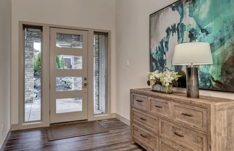 Trillium Row 1 — interior and exterior detail
