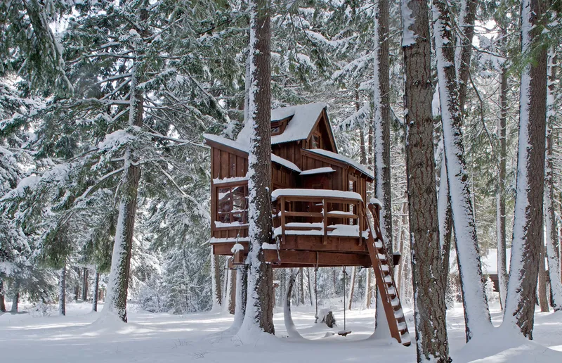 Tumblecreek Cabin — interior and exterior detail